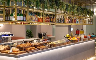 Breakfast buffet at YOTEL London City